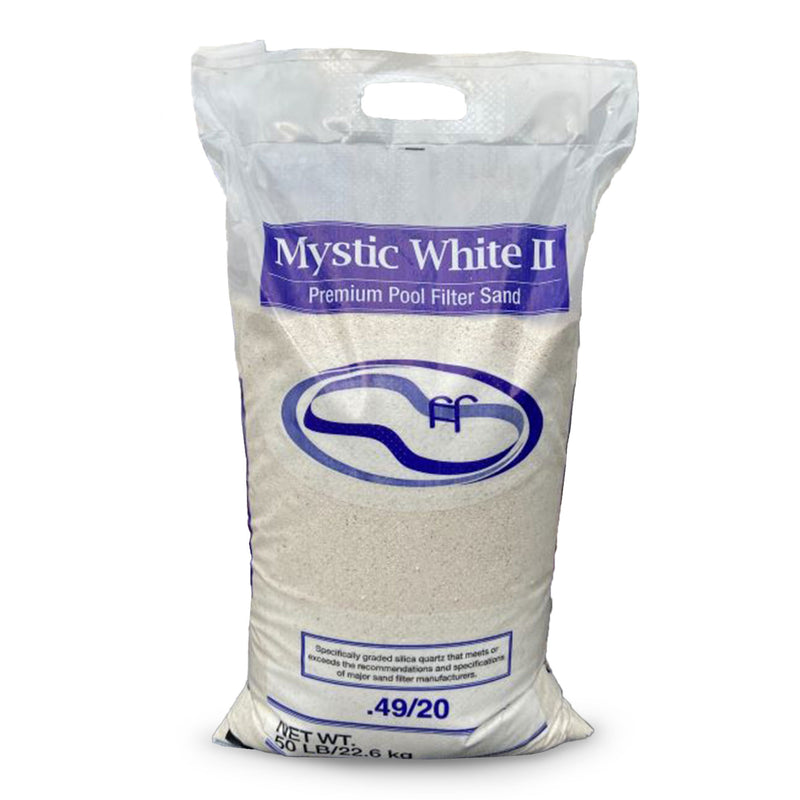 US Silica Mystic White II Premium Pool Filter Sand w/Flowclear Sand Filter Pump