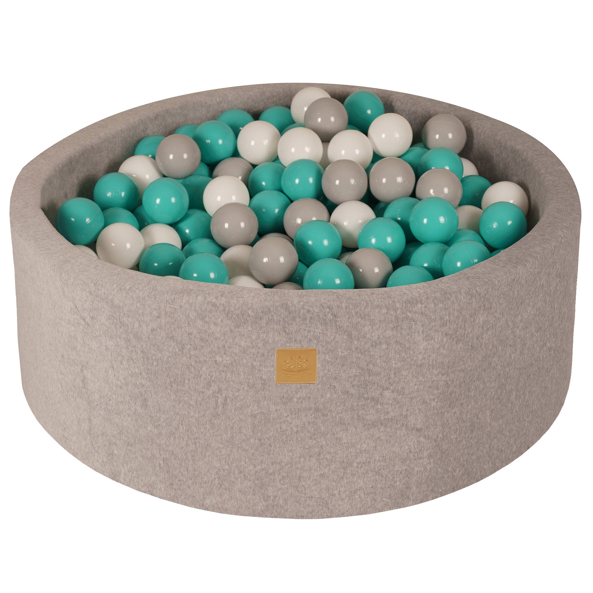 MeowBaby Soft Round 35x11.5" Baby Foam Ball Pit w/200 2.75 Inch Balls (Open Box) - VMInnovations