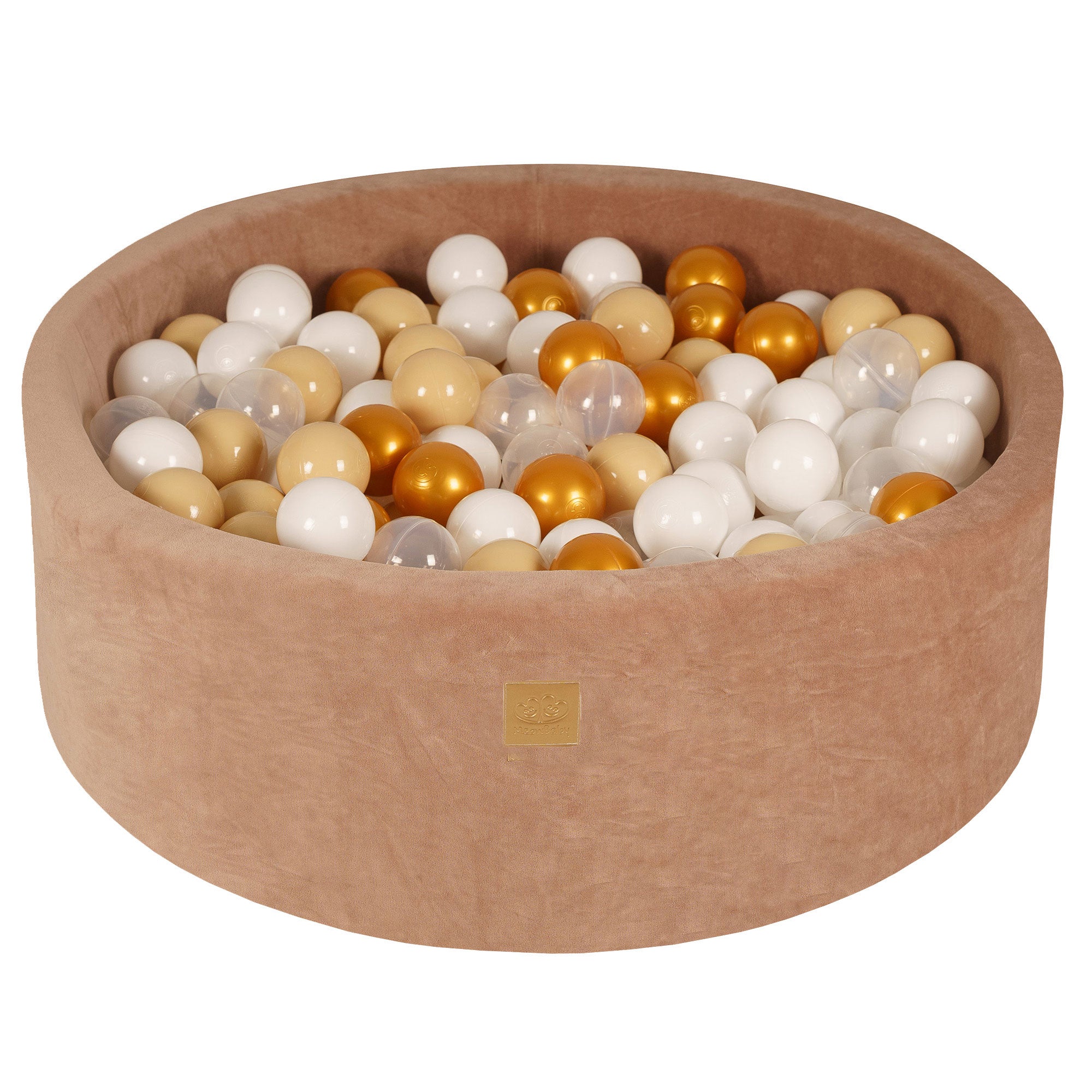 MeowBaby Soft Round 35 x 11.5 Inch Baby Foam Ball Pit with 200 2.75 Inch Balls - VMInnovations