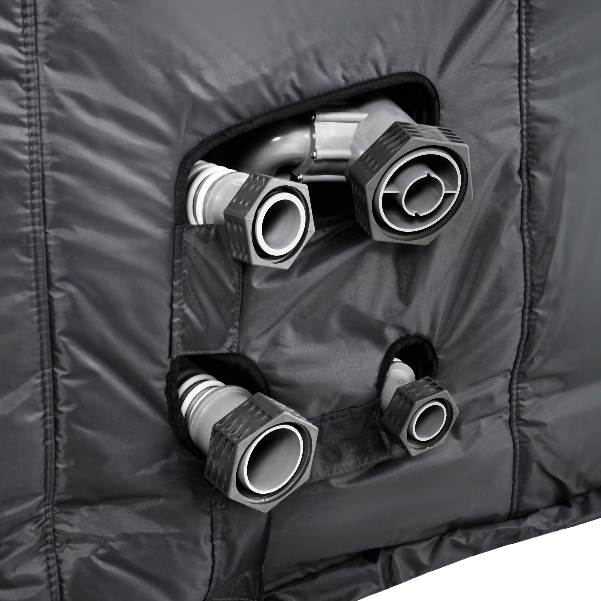 MSpa Thermal Cover for OSLO Model w/Tightening Rope & Buckle, Gray (Open Box) - VMInnovations