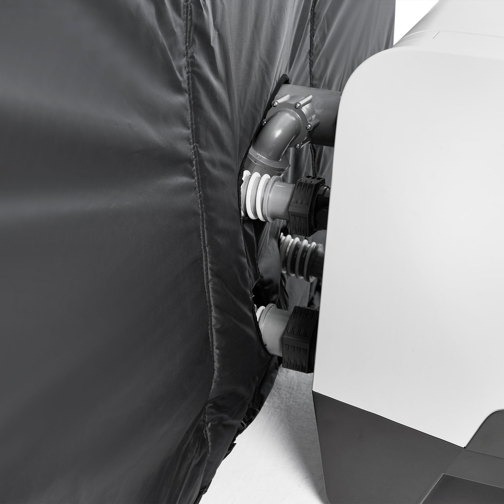 MSpa Thermal Cover for OSLO Model w/Tightening Rope & Buckle, Gray (Open Box) - VMInnovations