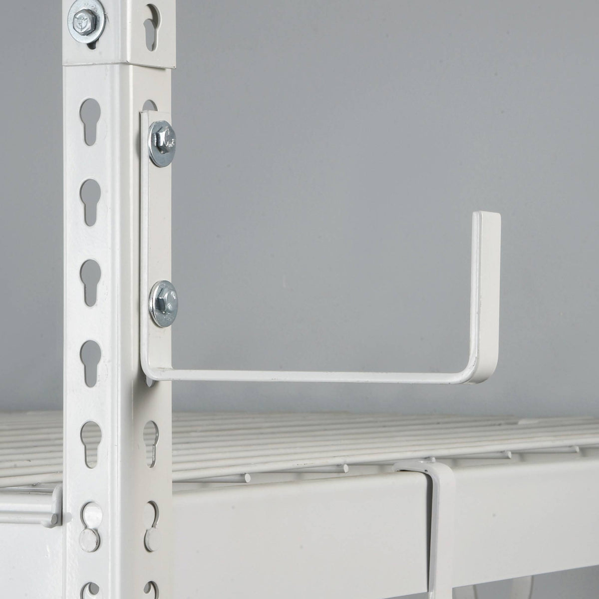 SafeRacks 4' x 8' Overhead Garage Storage Rack Holds 600 lbs, White (Open Box) - VMInnovations