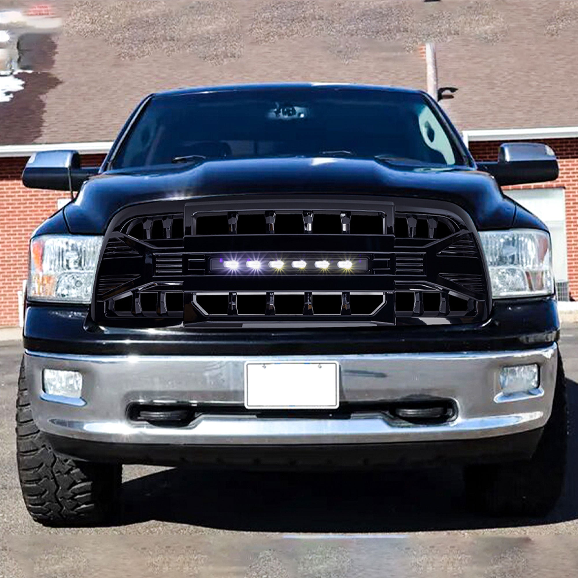 AMERICAN MODIFIED Armor Grille for 2013-18 Dodge Ram2500/3500, Black (Open Box) - VMInnovations