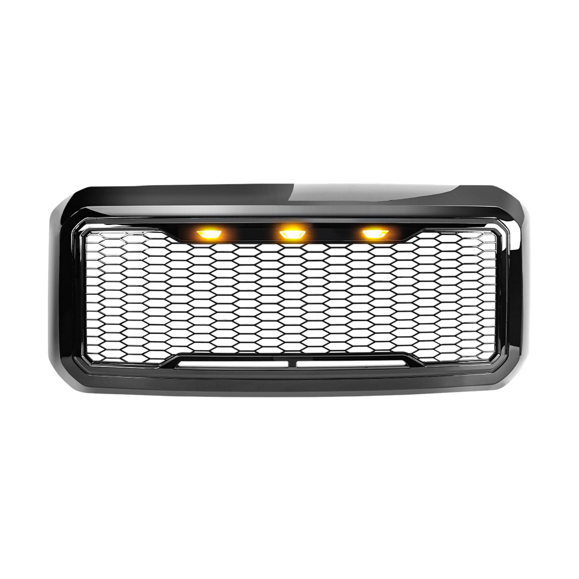 AMERICAN MODIFIED Front Grille for 2011-2016 Ford, Glossy Black (Open Box) - VMInnovations