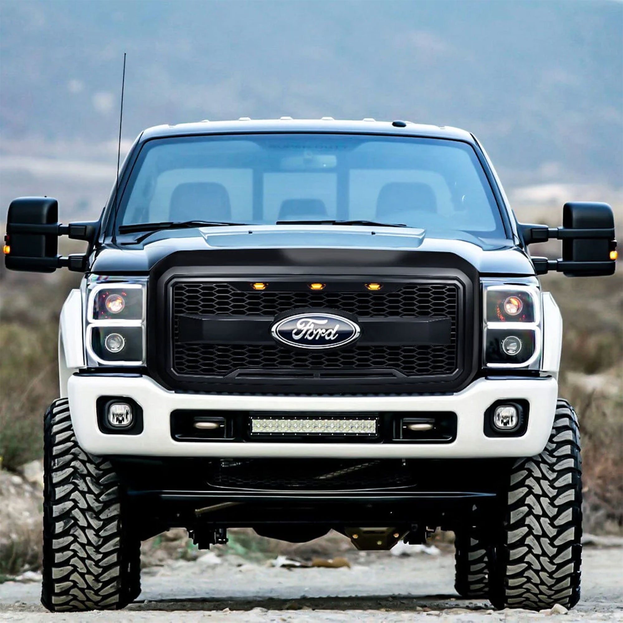 AMERICAN MODIFIED Raptor Style Grille for 11-16 Ford F250/350/450/550 (Open Box) - VMInnovations