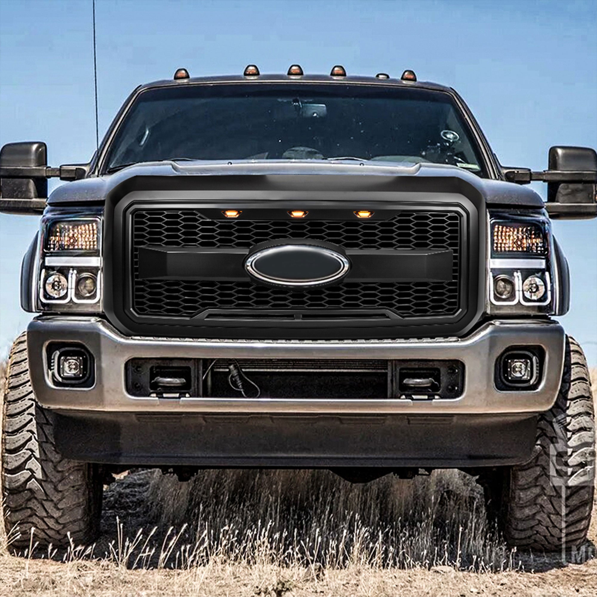 AMERICAN MODIFIED Raptor Style Grille for 11-16 Ford F250/350/450/550 (Open Box) - VMInnovations