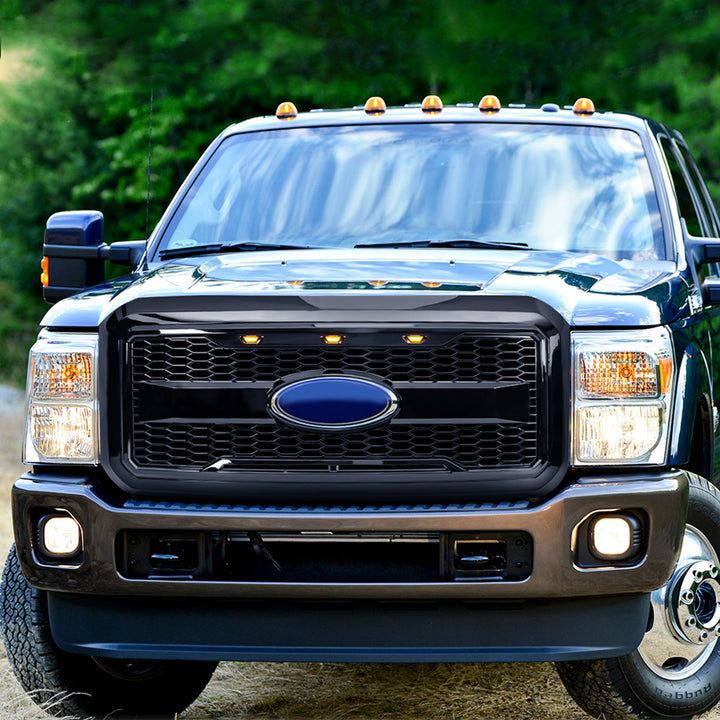 AMERICAN MODIFIED Raptor Style Mesh Grille for 2011-2016 Ford F250/350/450/550 - VMInnovations