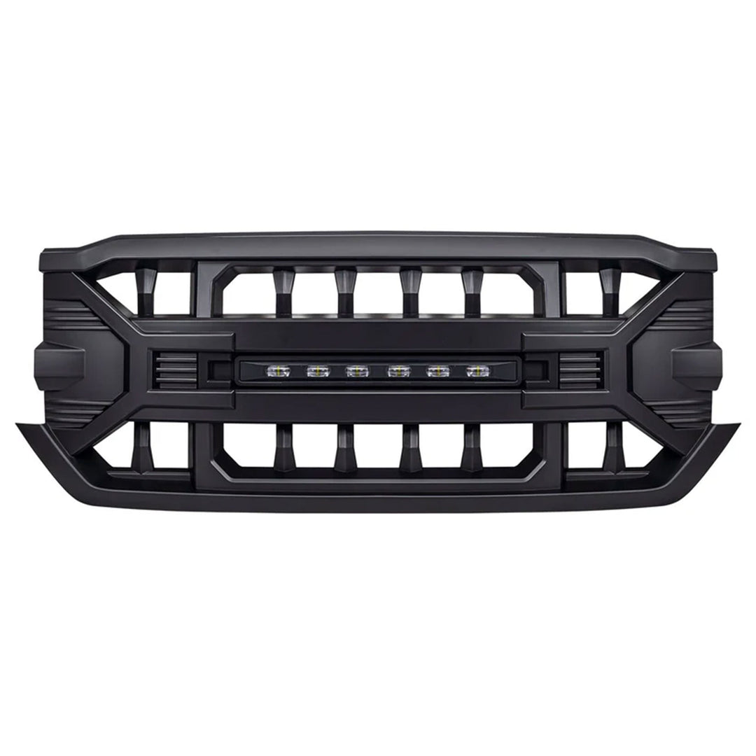 AMERICAN MODIFIED Armor Grille for 16-19 Chevrolet Silverado 1500, Matte Black - VMInnovations