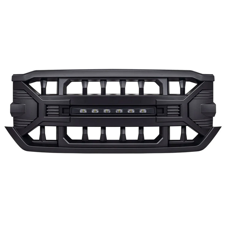 AMERICAN MODIFIED Armor Grille for 16-19 Chevrolet Silverado 1500, Matte Black - VMInnovations