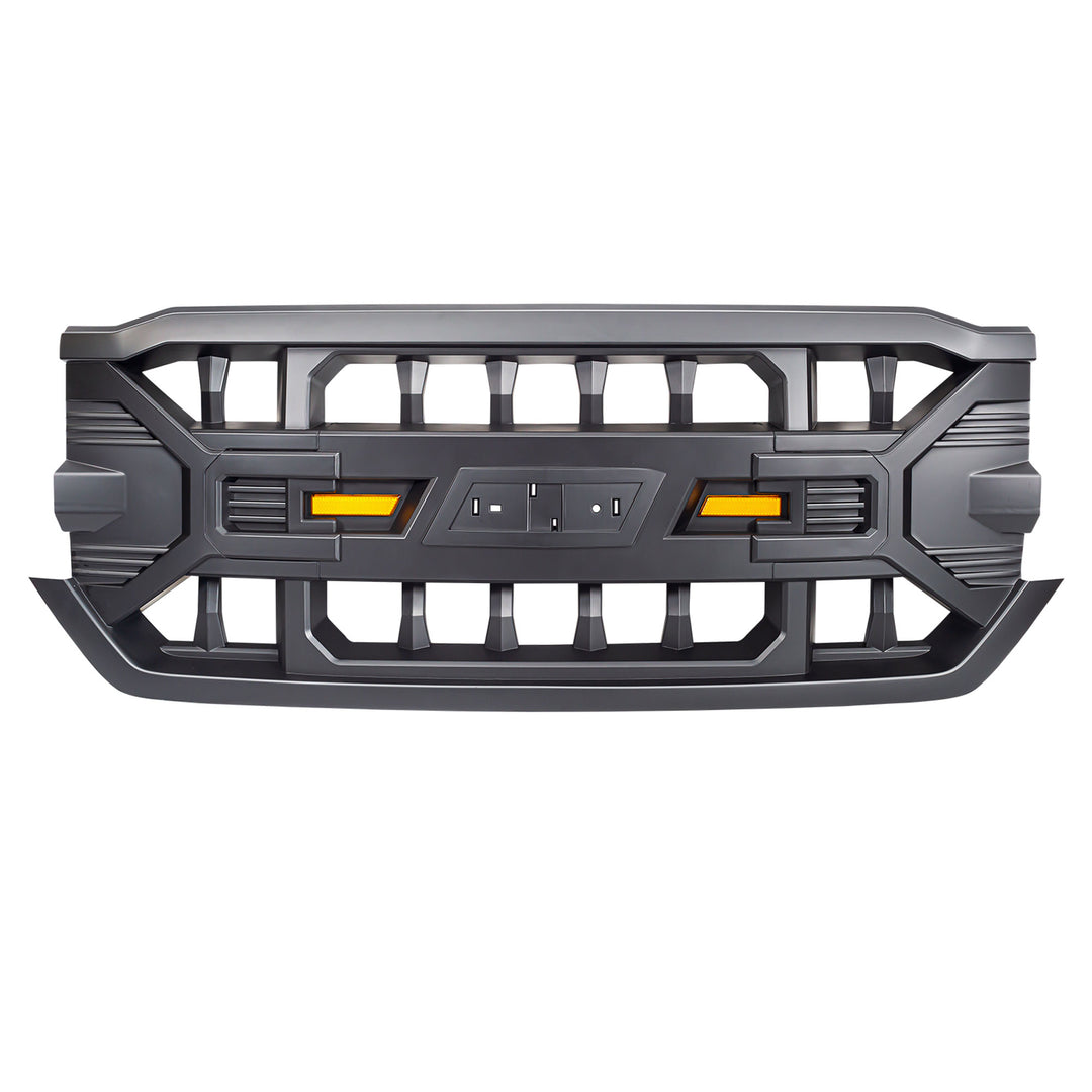 AMERICAN MODIFIED Armor Grille for 2016-2019 Chevy Silverado 1500, Matte Black - VMInnovations