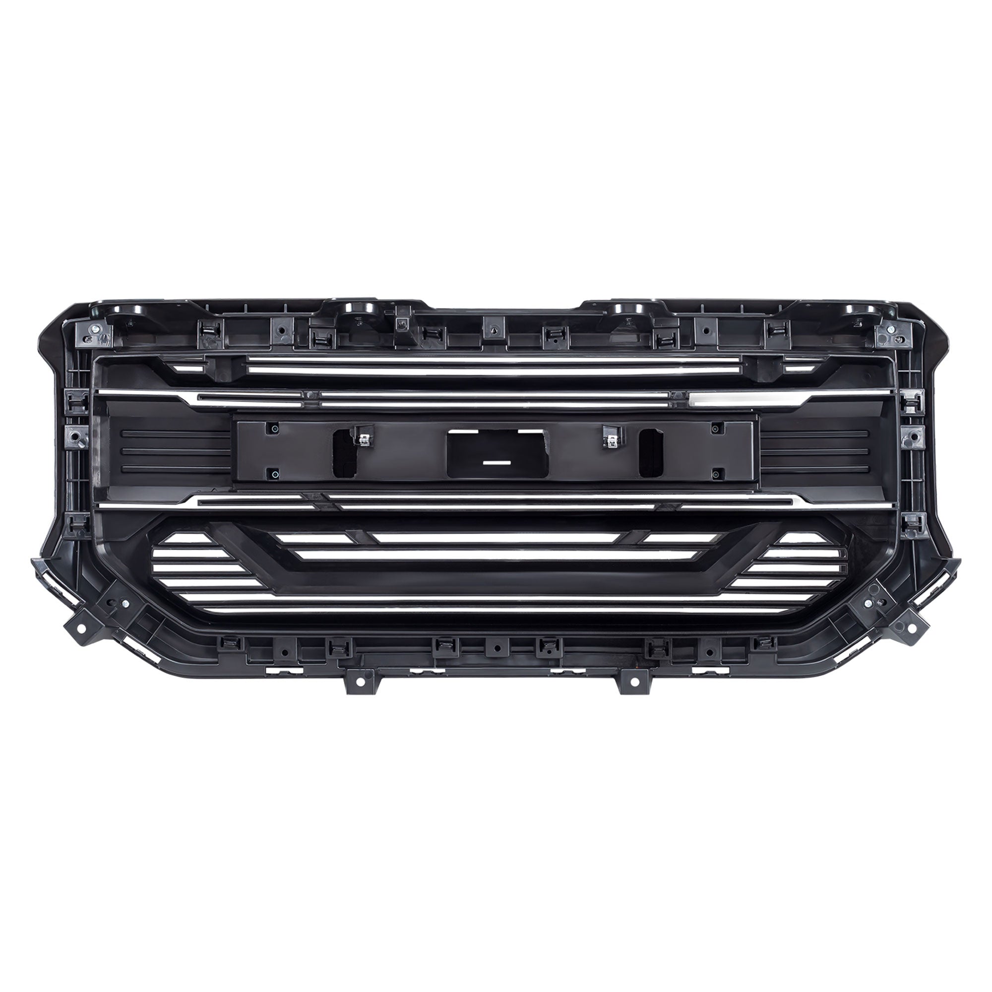 AMERICAN MODIFIED Armor Grille for '16-'18 GMC Sierra 1500, Glossy Black (Used) - VMInnovations