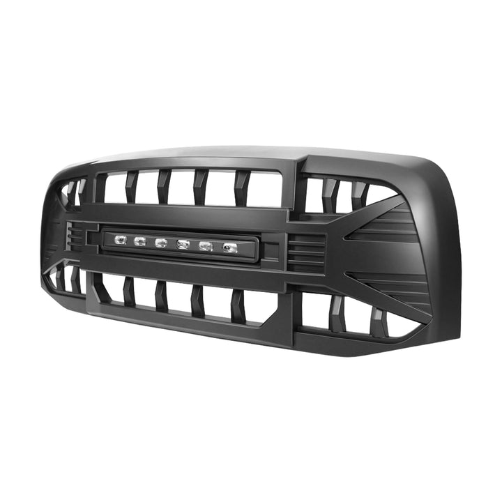 AMERICAN MODIFIED Armor Grille for 2006 to 2008 Dodge Ram 1500, Matte Black - VMInnovations
