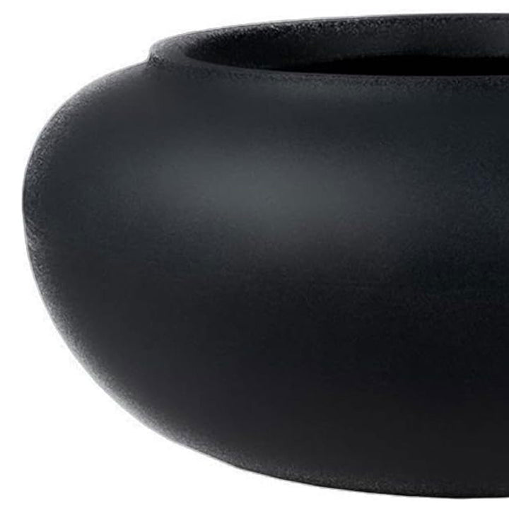 The HC Companies 21 Inch Garden Hose Planter Pot for Patio, Garden & Lawn, Black - VMInnovations