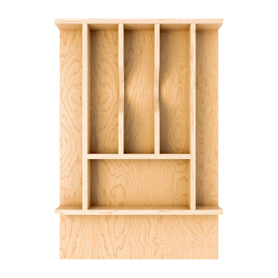 Rev-A-Shelf Natural Maple Right Size Utensil Drawer Insert, 13-1/4" x 19-1/2"