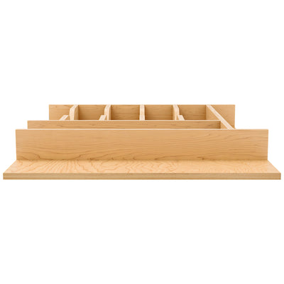 Rev-A-Shelf Natural Maple Right Size Utensil Drawer Insert, 19-1/4" x 19-1/2"
