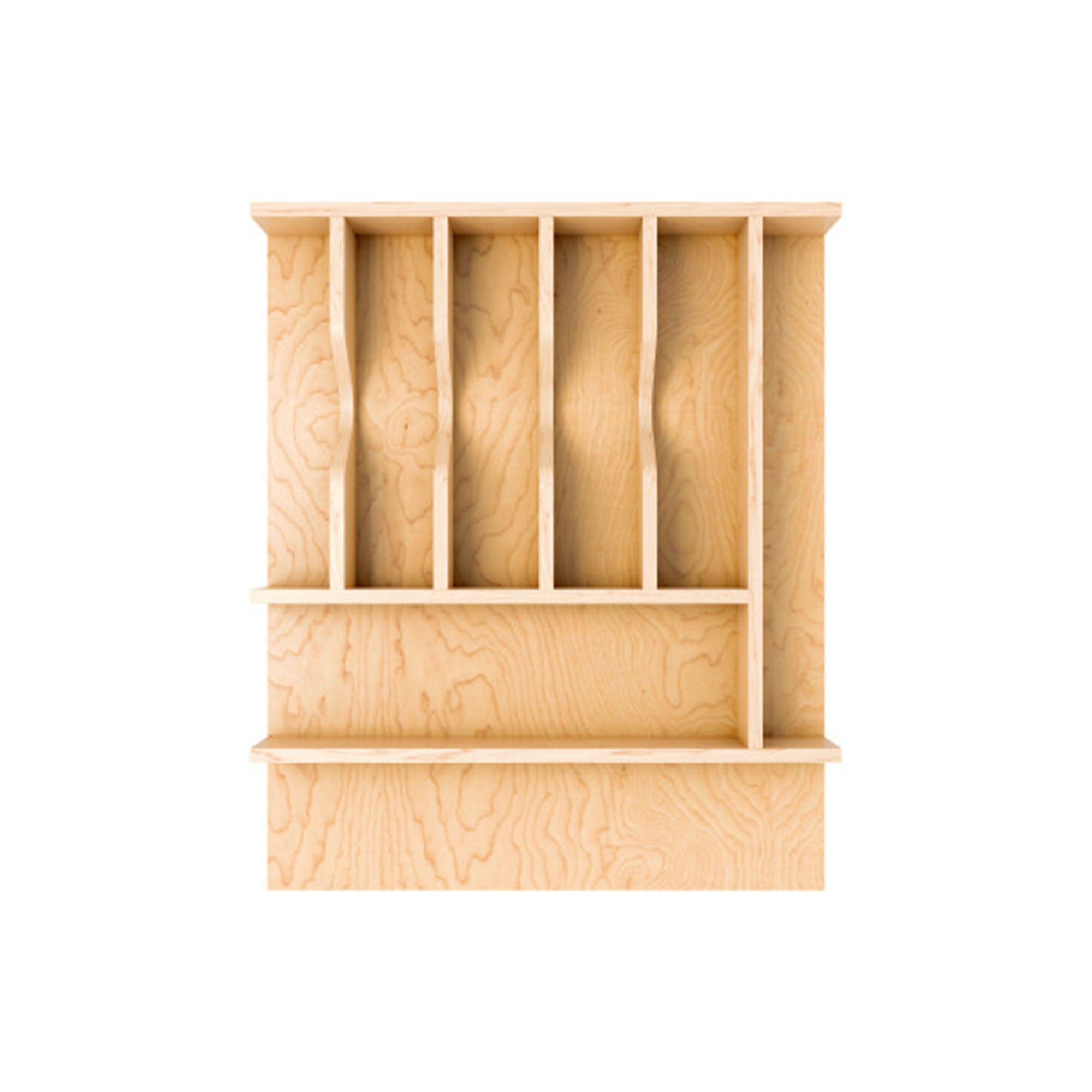 Rev-A-Shelf Natural Maple Right Size Utensil Drawer Insert, 16-1/4" x 19-1/2" - VMInnovations