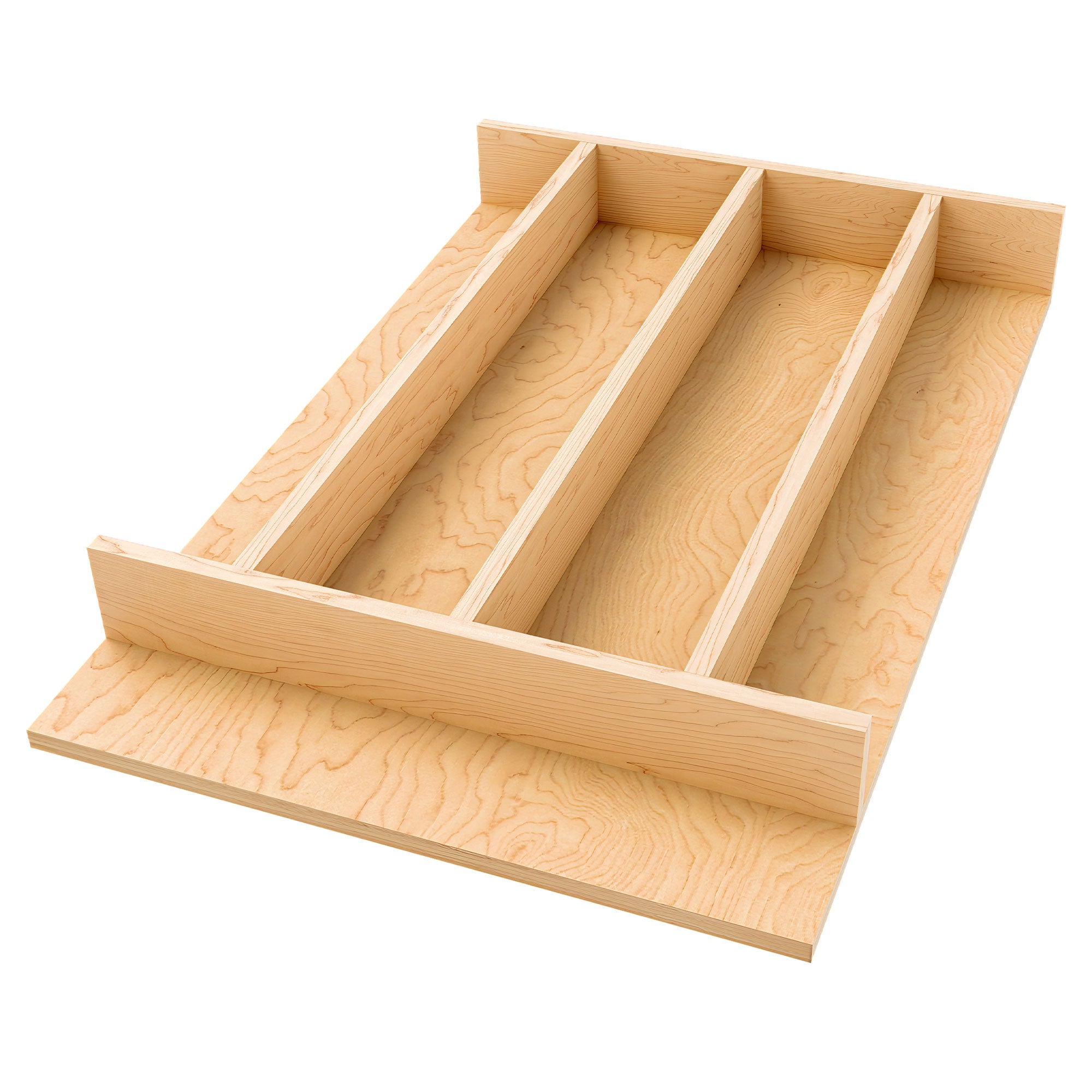 Rev-A-Shelf Natural Maple Right Size Utensil Drawer Insert, 13-1/4" x 19-1/2" - VMInnovations