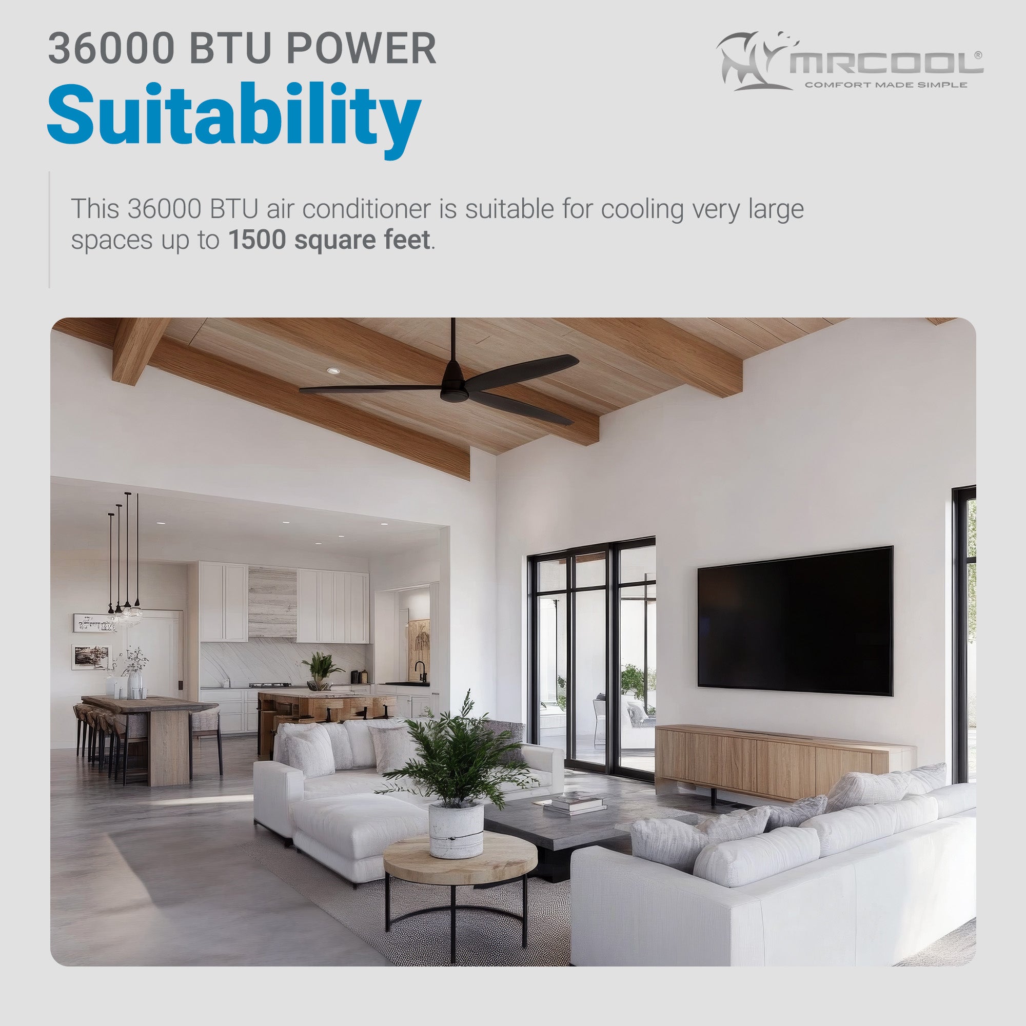 MRCOOL Advantage 36,000 BTU Ductless Inverter Wall Mount Heat Pump System, White - VMInnovations
