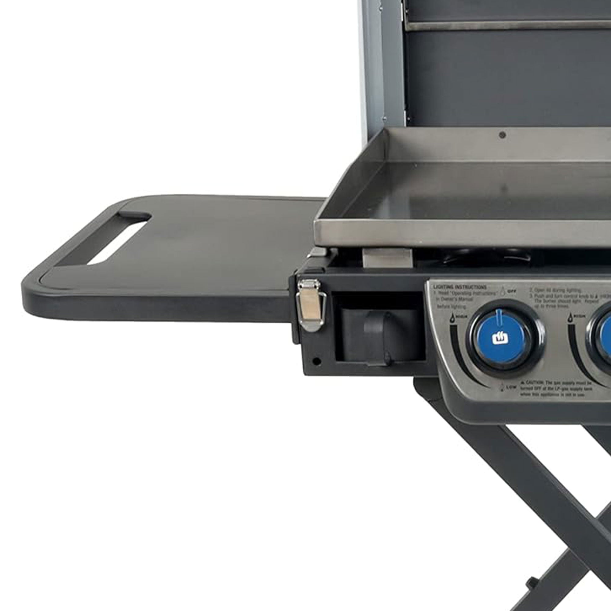 Razor Stainless Steel 3 Burner Griddle w/Portable Cart and Side Shelf (Open Box) - VMInnovations