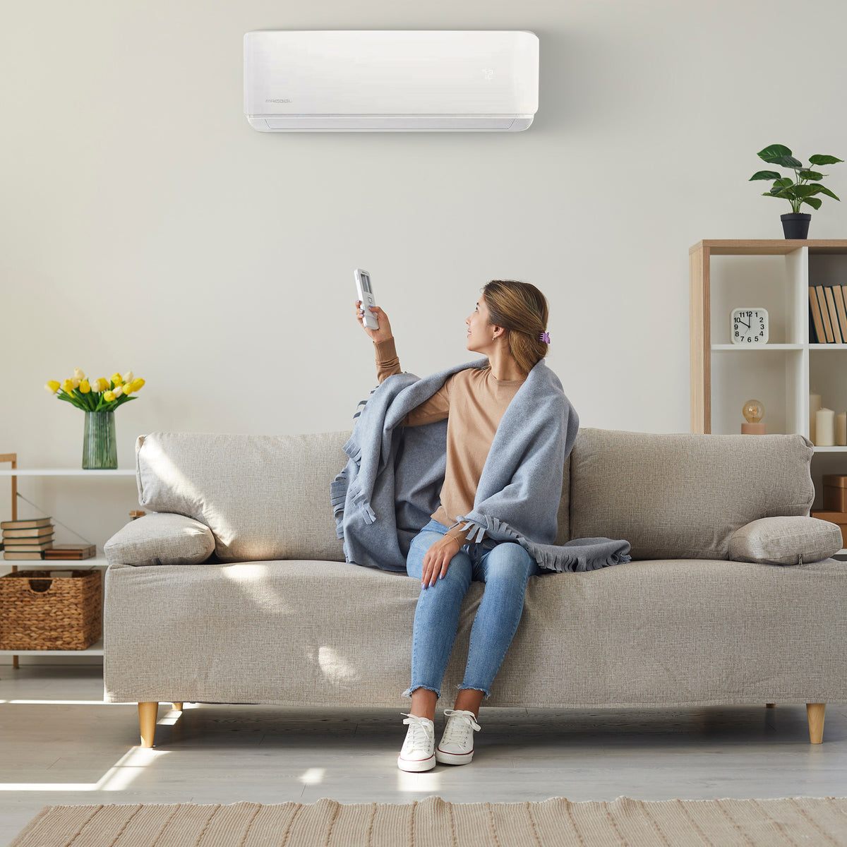 MRCOOL 12,000 BTU WiFi Smart DIY Star Ductless Mini Split Air Conditioner, White