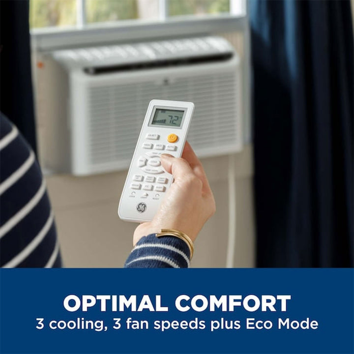 GE 8,000 BTU Ultra Quiet Window Air Conditioner for Medium Rooms Up To 350 Sq Ft - VMInnovations