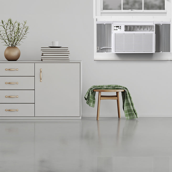 GE 230V Electronic Heat/Cool Room Air Conditioner Cools 550 Sq Ft (Refurbished) - VMInnovations