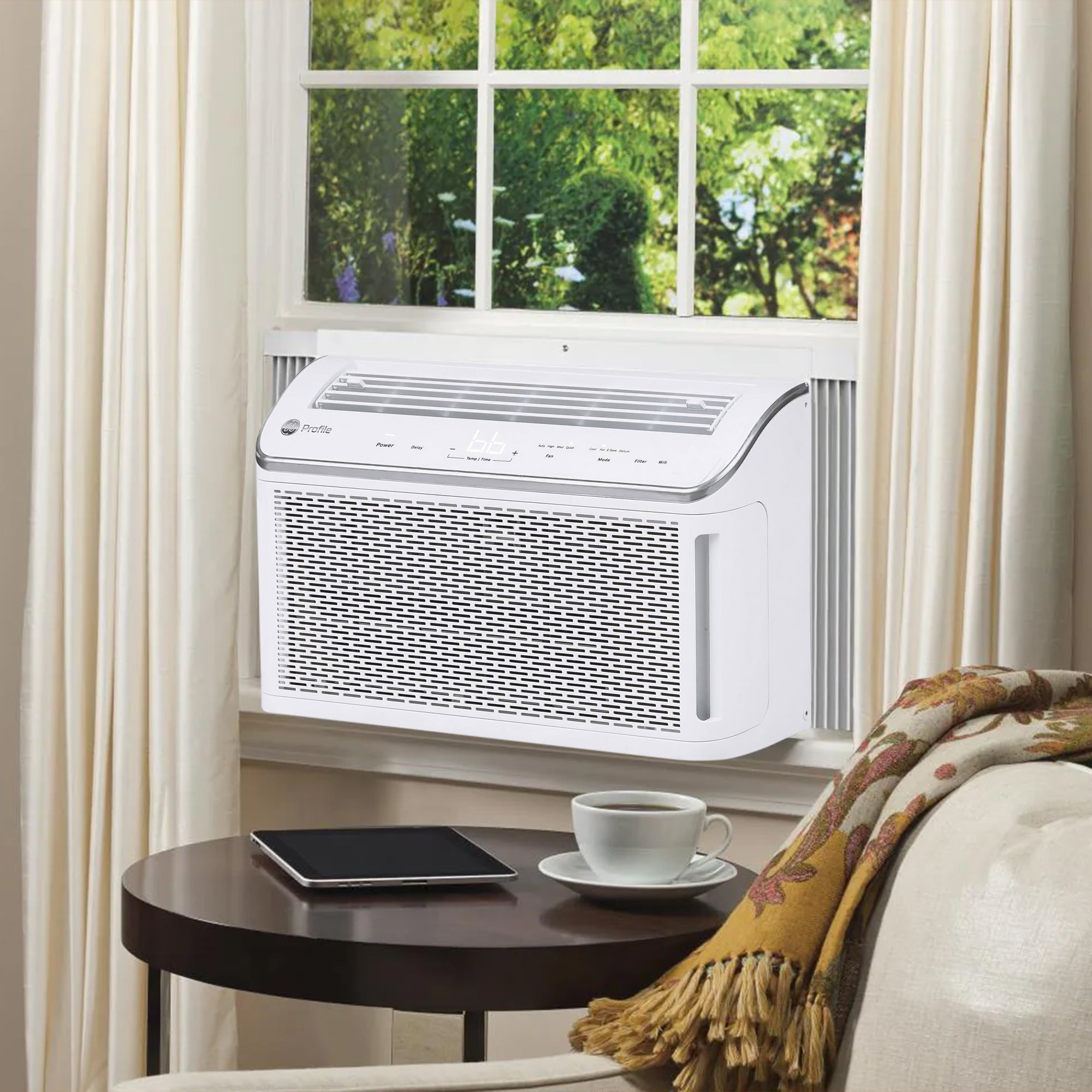 GE 8,200 BTWU Quiet Window Air Conditioner w/WiFi Enabled & Remote (Open Box) - VMInnovations