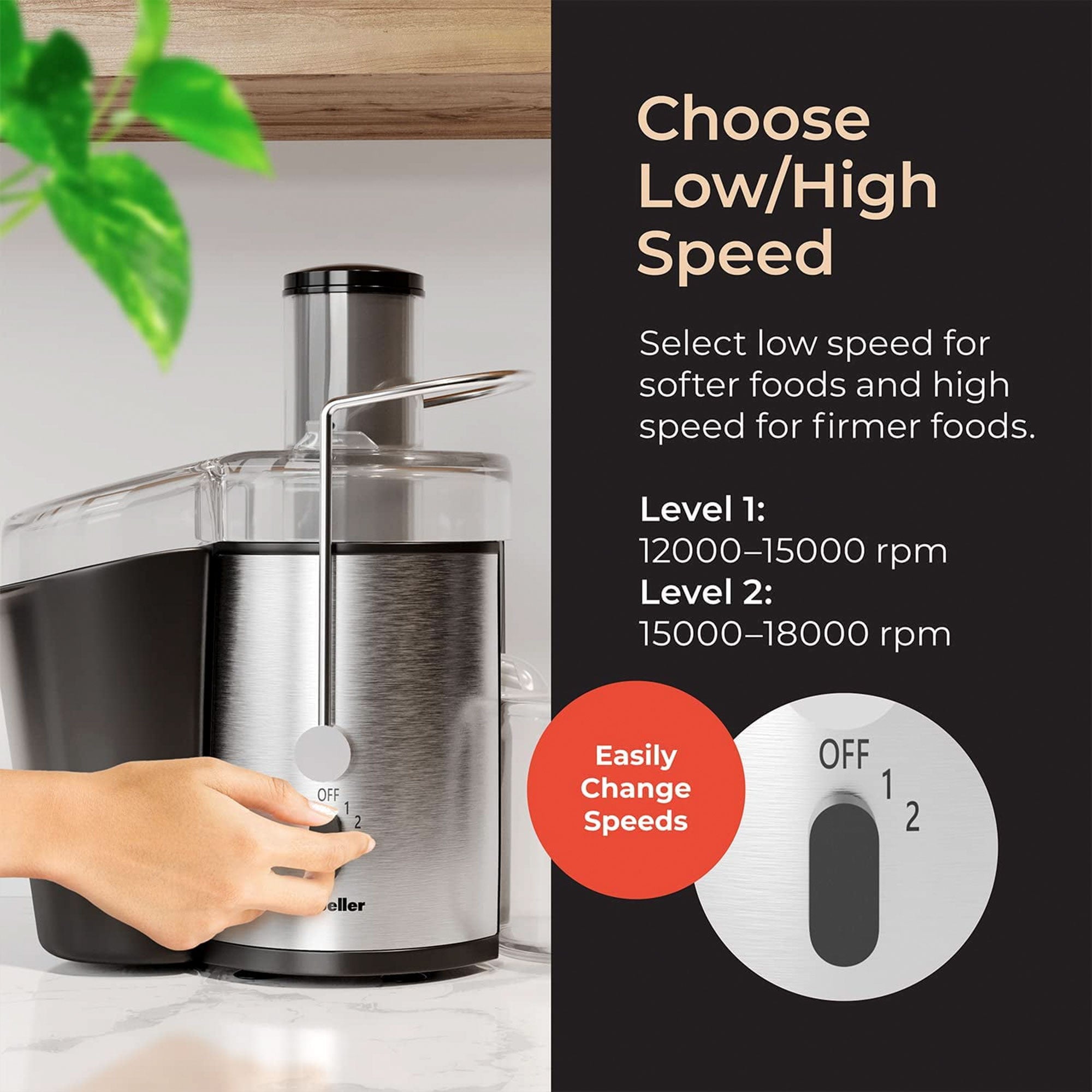 Mueller Juicer Ultra Power with Easy Clean Extractor Press Centrifugal Machine - VMInnovations