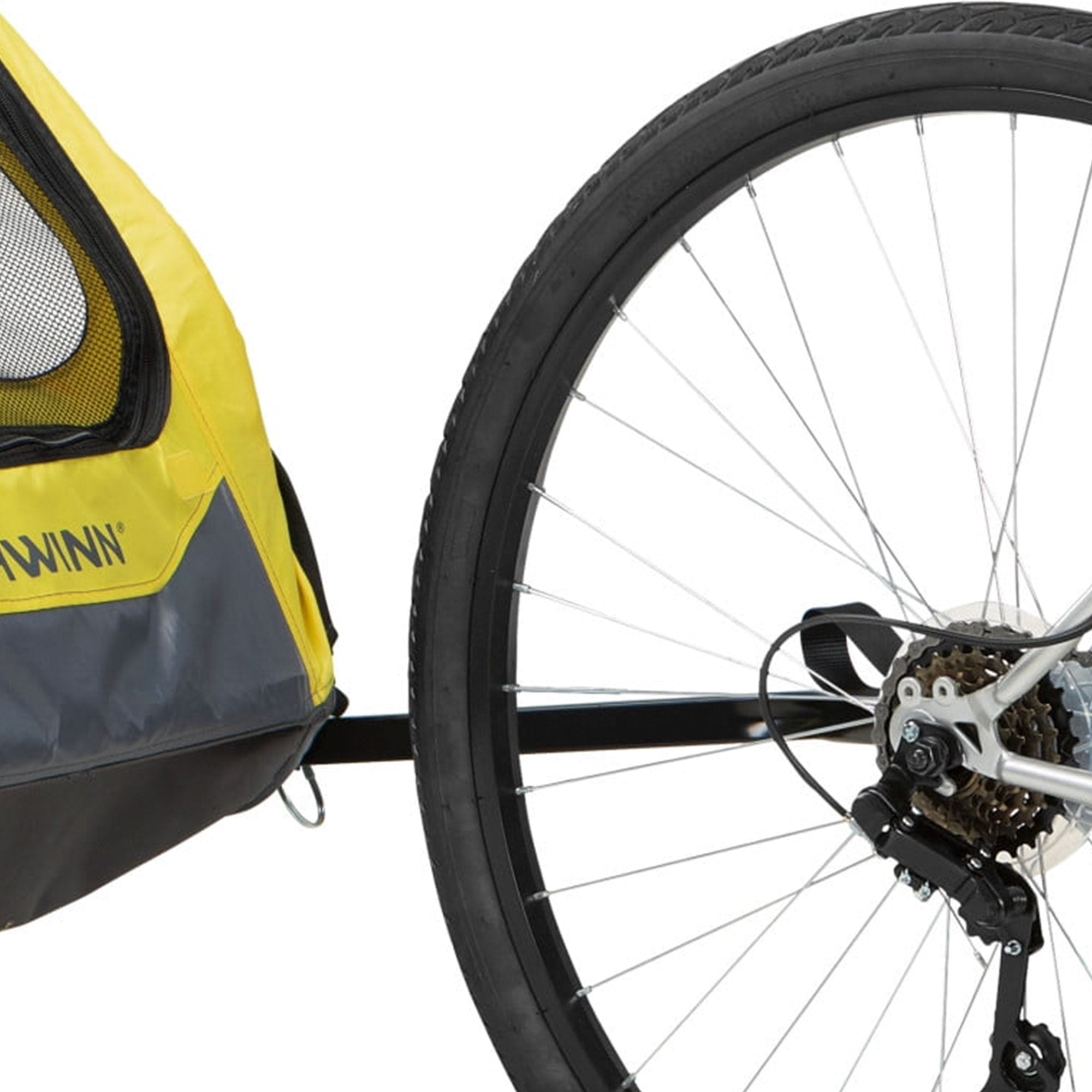 Schwinn Willow River Double Trailer with Stroller Kit and Aluminum Frame Design - VMInnovations
