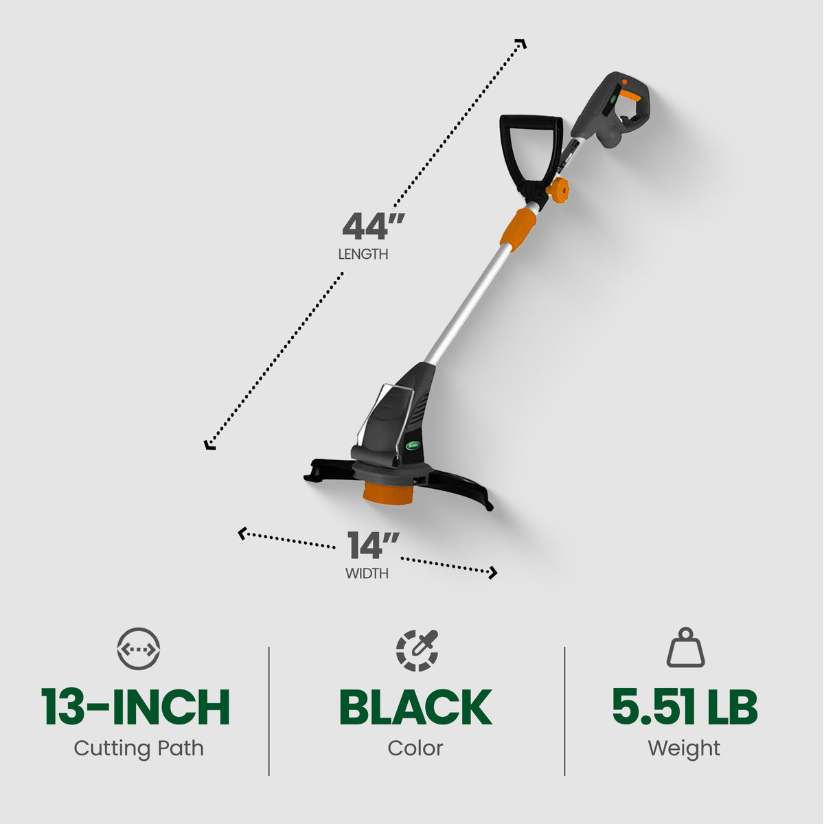 Scotts Outdoor Power Tools Corded Electric String Trimmer with Telescopic Pole - VMInnovations