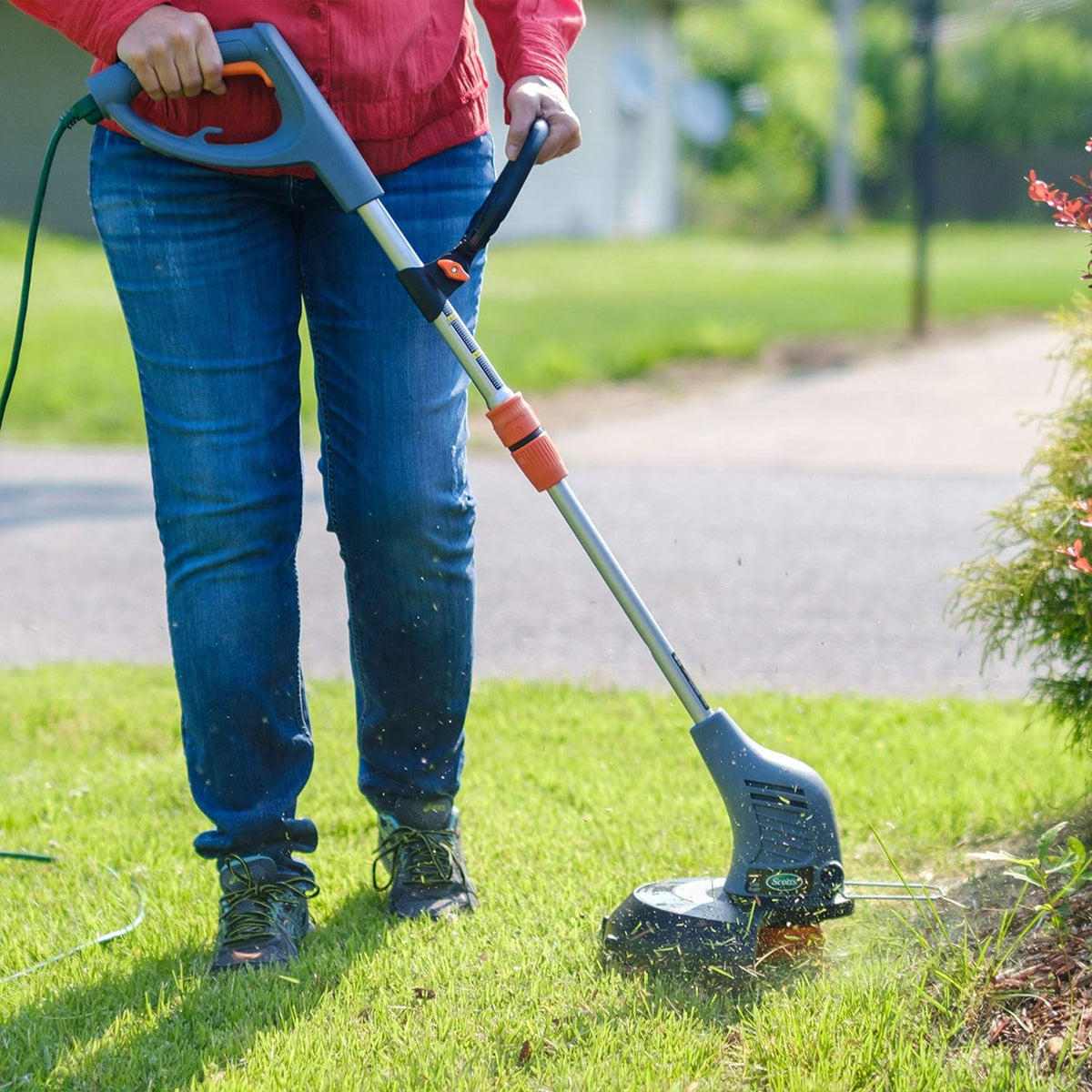 Scotts Outdoor Power Tools Corded Electric String Trimmer with Telescopic Pole - VMInnovations