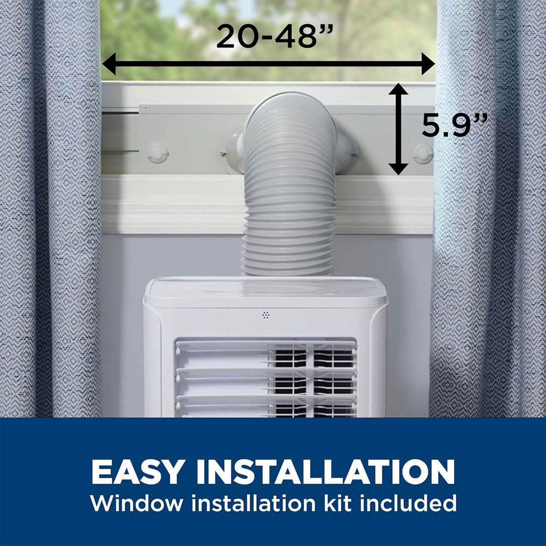 GE 6,100 BTU Portable Air Conditioner with Dehumidifier and Fan for Small Rooms - VMInnovations