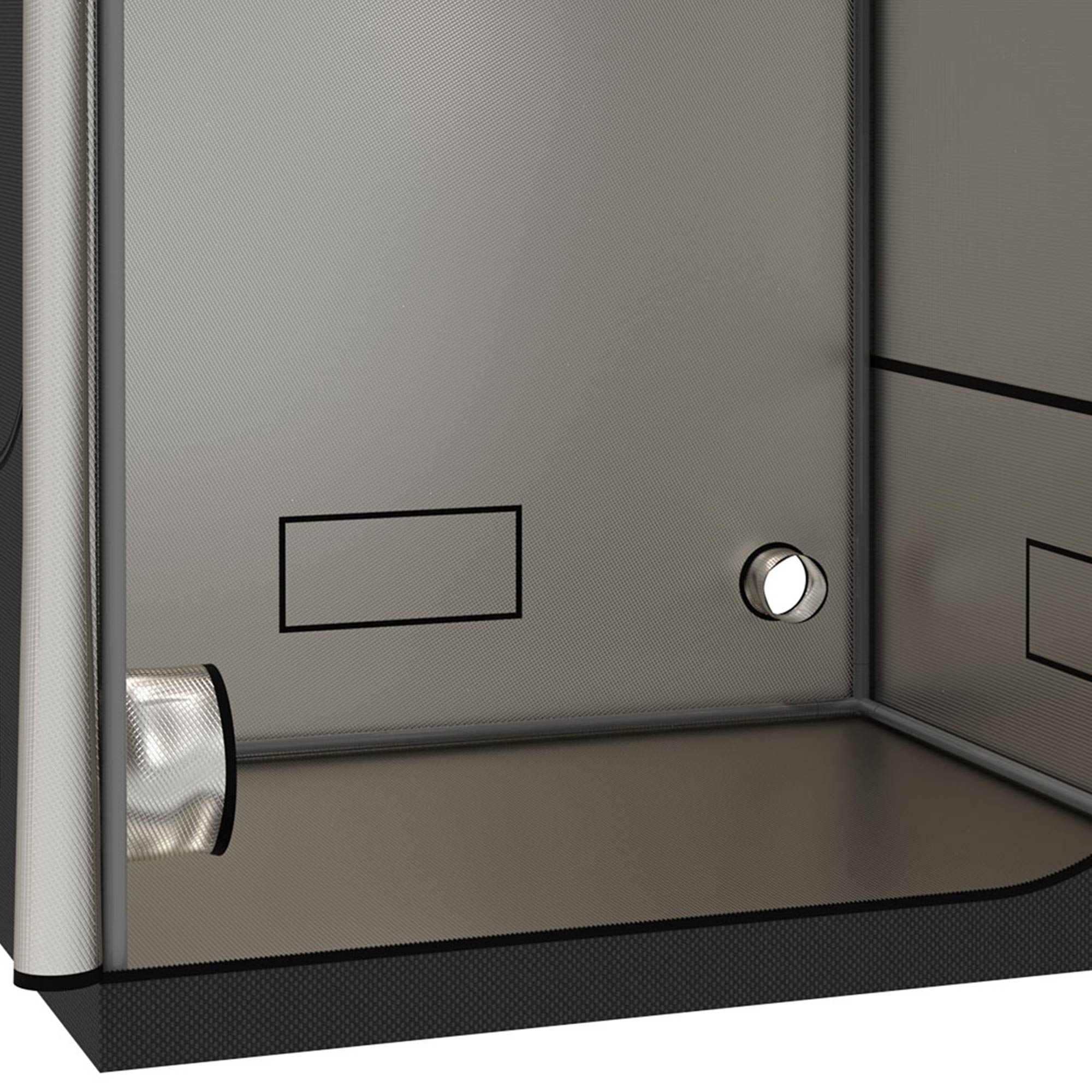 PHANTOM Cultivar GT55 5 x 5’ All Steel Grow Tent w/ 200 Pound Capacity (2 Pack) - VMInnovations