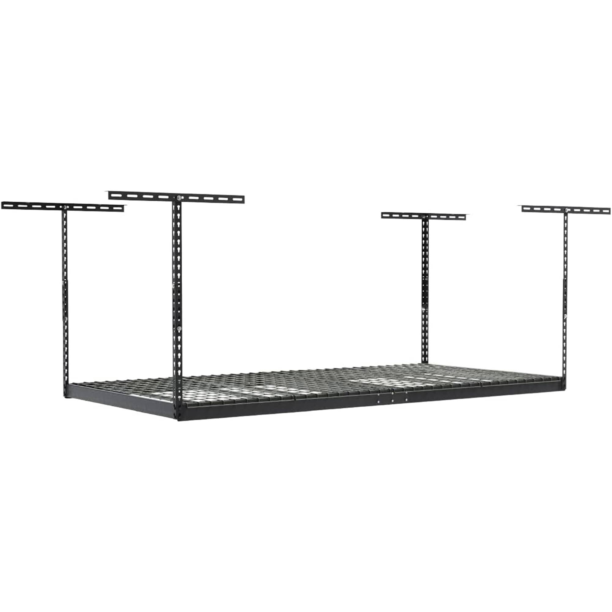 MonsterRax 4'x8' Overhead Garage Storage Rack Holds Up to 500 Pounds, Hammertone - VMInnovations