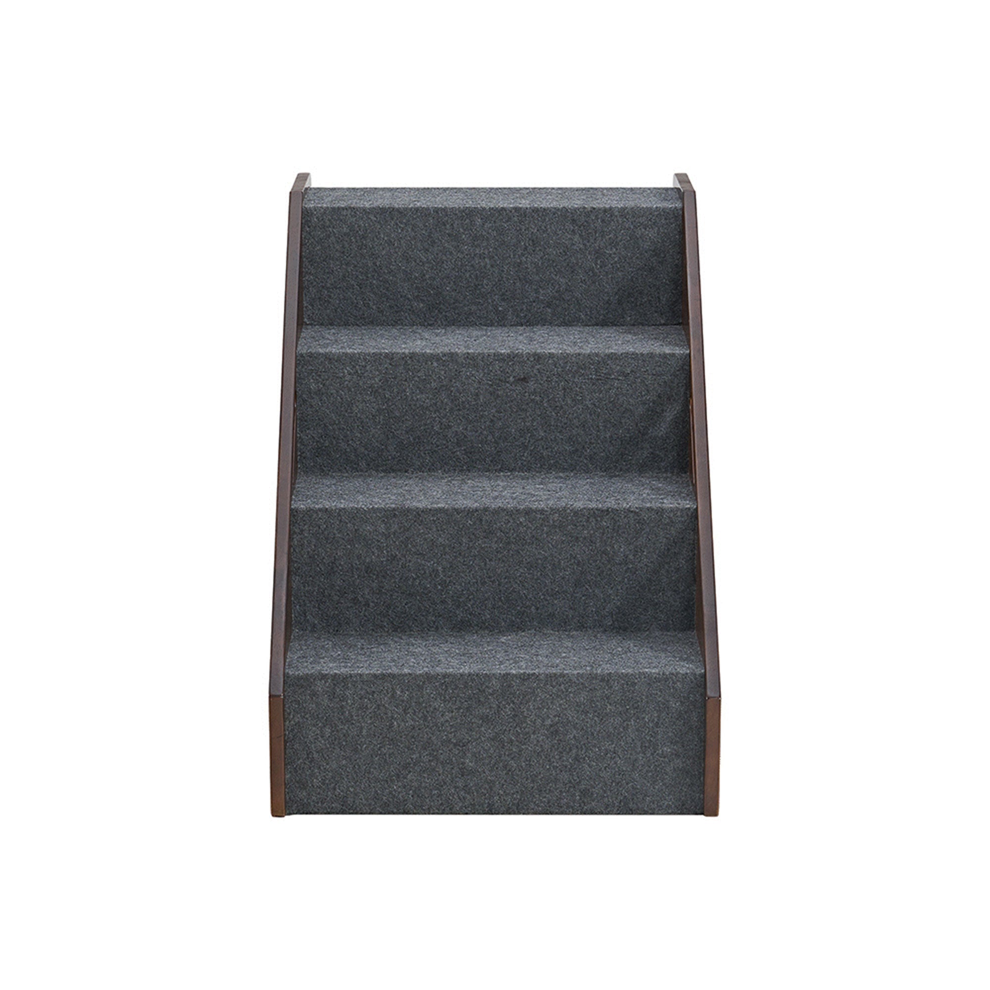 MECO Stakmore Foldable Pet Steps w/Solid Hardwood Construction, Espresso (Used) - VMInnovations
