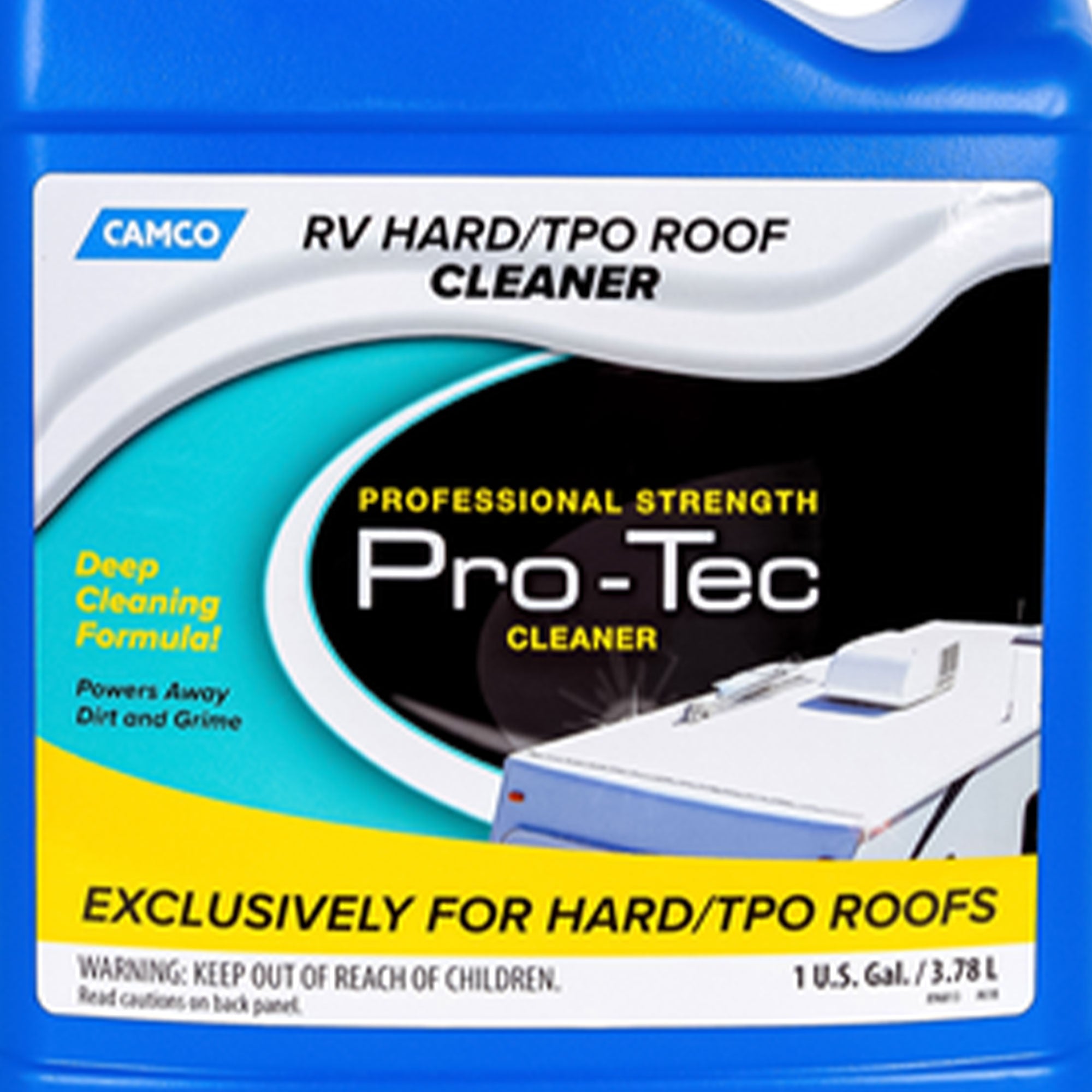 Camco Pro-Tec Professional Strength RV Hard/TPO Roof Cleaner Formula, 32 oz. Jug - VMInnovations