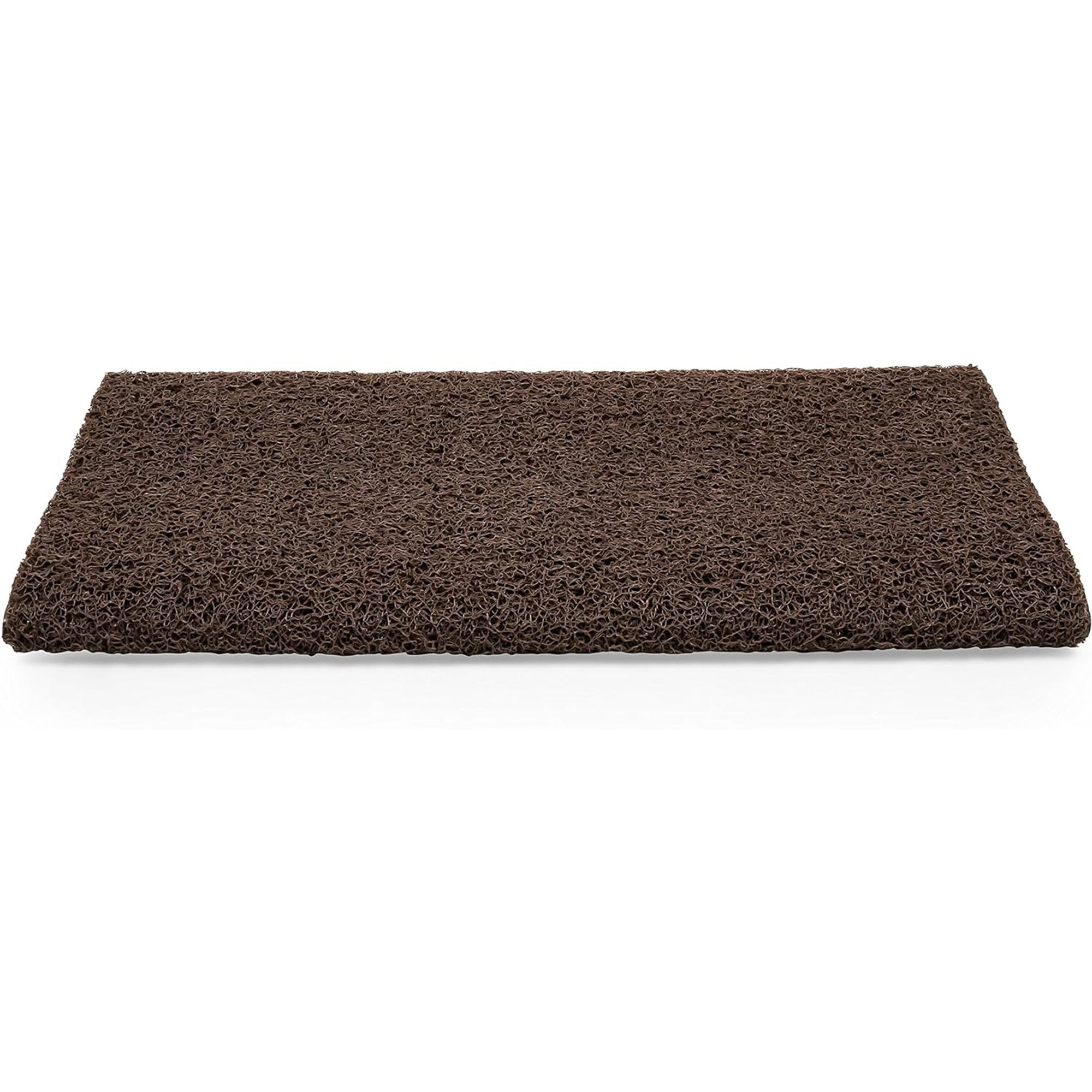 Camco Wrap Around RV Step Rug w/Looped PVC Material & Spring, Brown (Open Box)