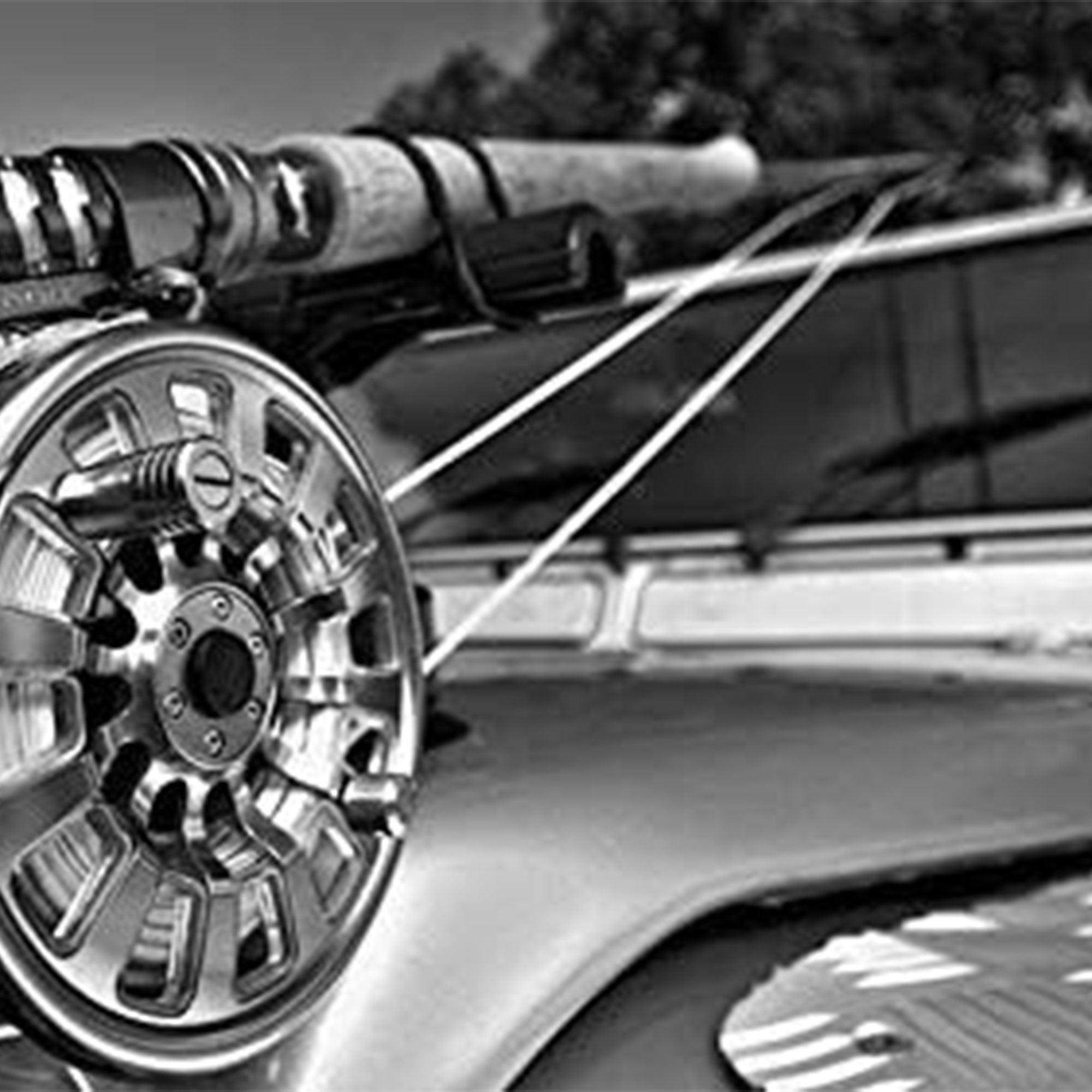Vac Rac Combi Short Haul External Magnetic Rod Rack Holds Up To 4 Rods and Reels - VMInnovations