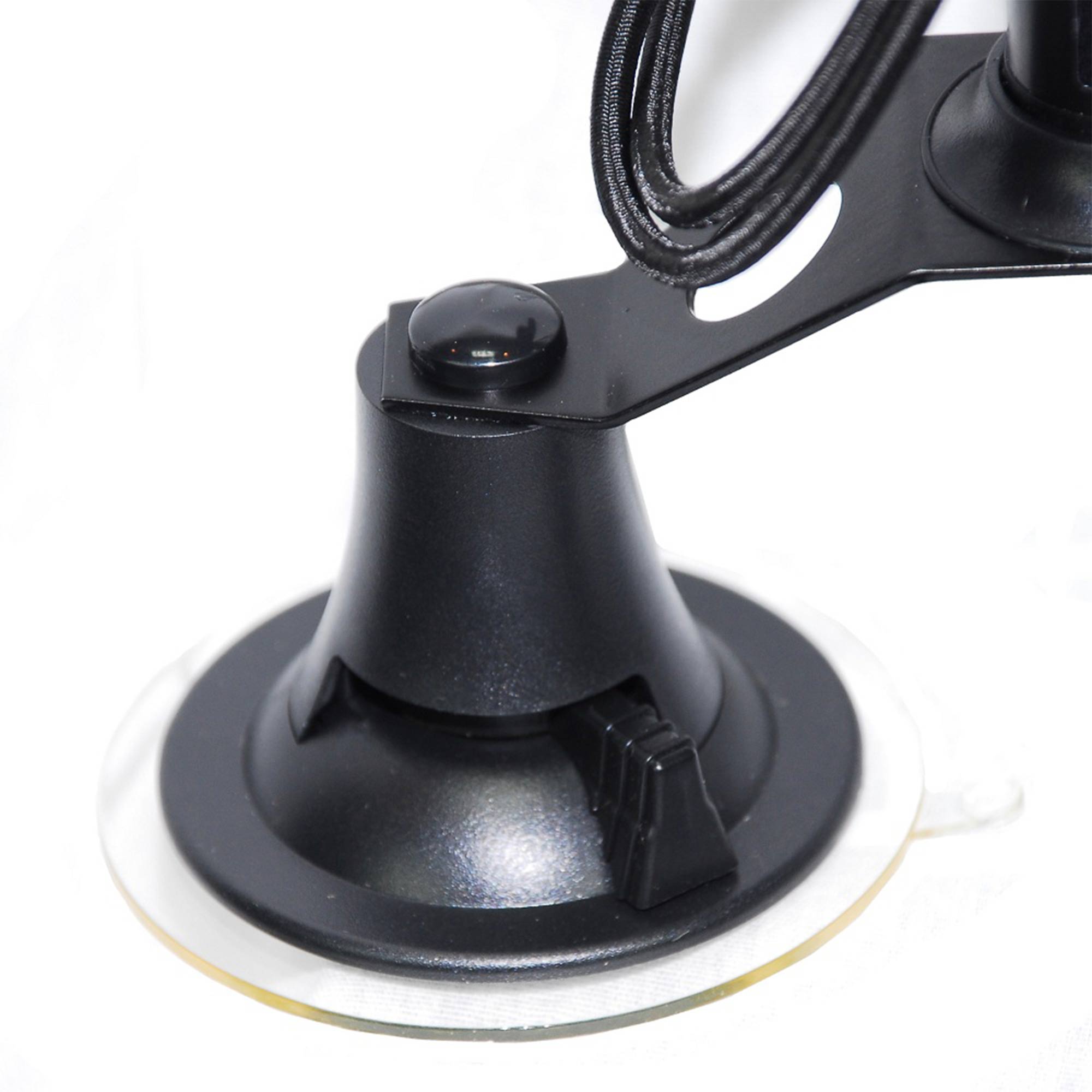 Vac Rac Quad Rack Fly Rod Mount Carrier Vacuum Suction Cup, Holds 4 Rods, Black - VMInnovations