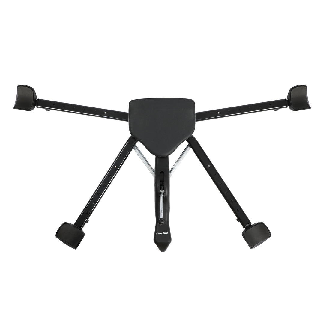 HolaHatha Leg Stretcher Split Machine for Flexibility Training, Steel, Black - VMInnovations