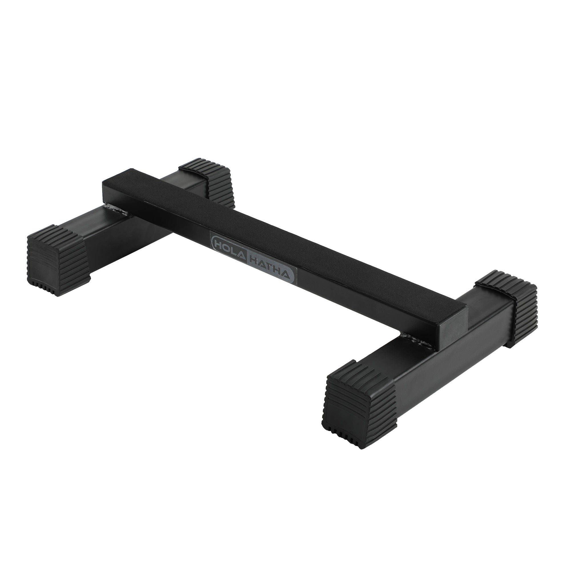 HolaHatha Calf Raise Non Slip Steel Fitness Stretcher, Black (Open Box) - VMInnovations