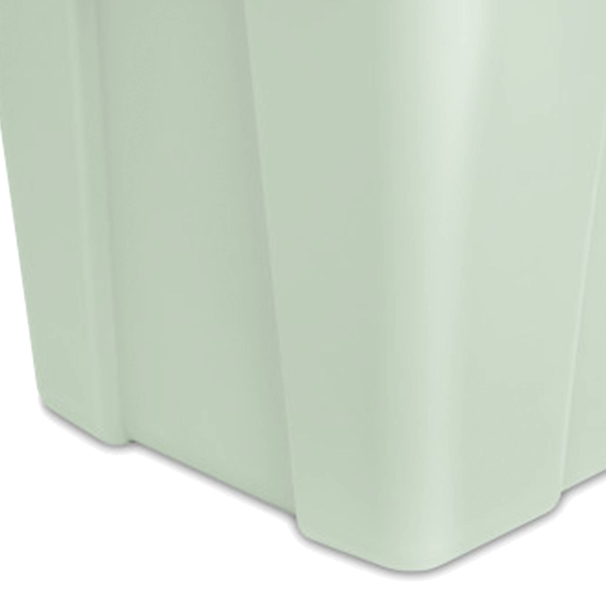 Sterilite 20 Gal Latch Tote Home Storage Organizer Bin w/ Handles, Mint, 18-Pack - VMInnovations