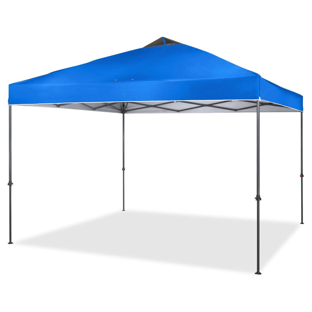 Crown Shades 10x10’ Instant Pop Up Folding Canopy & Carry Bag,Blue (Used) - VMInnovations