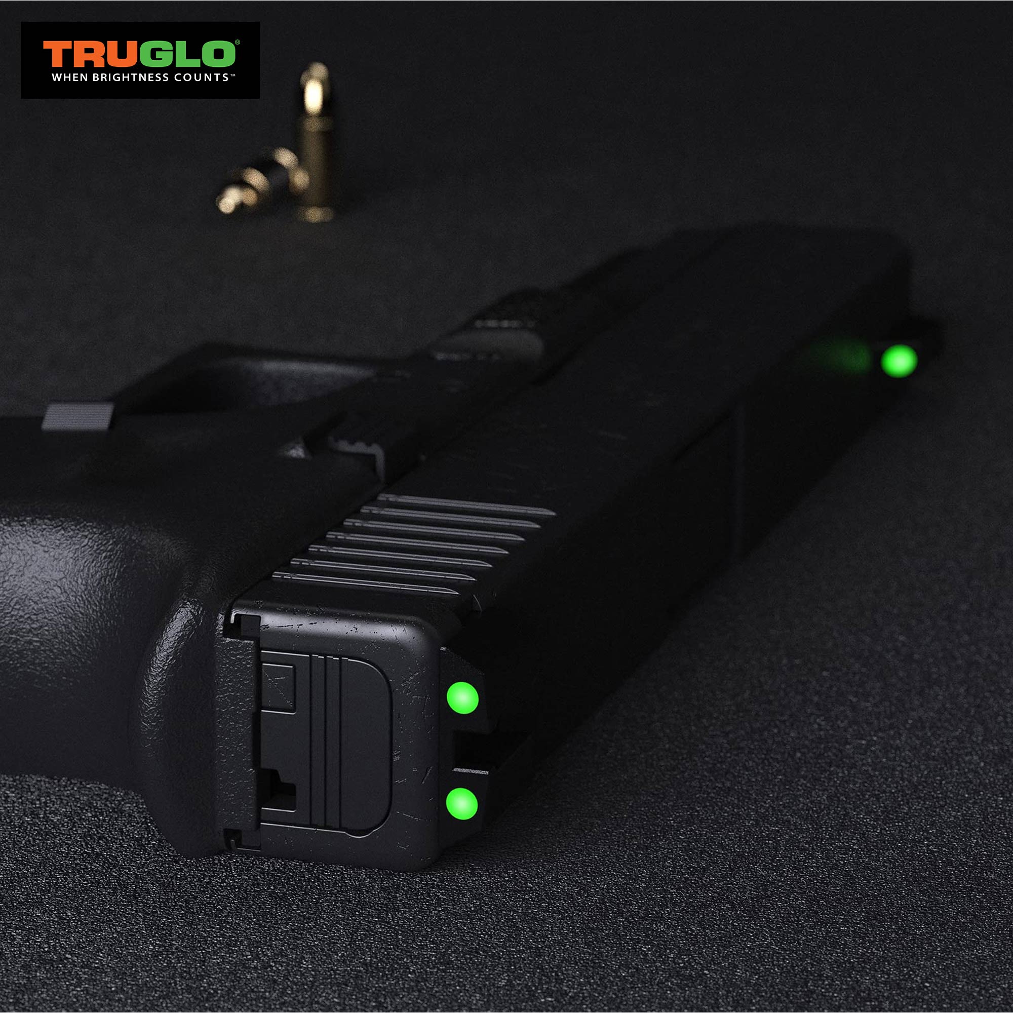 TruGlo Tritium Pro Glow in the Dark Night Sights for Glock Pistols (3 Pack)