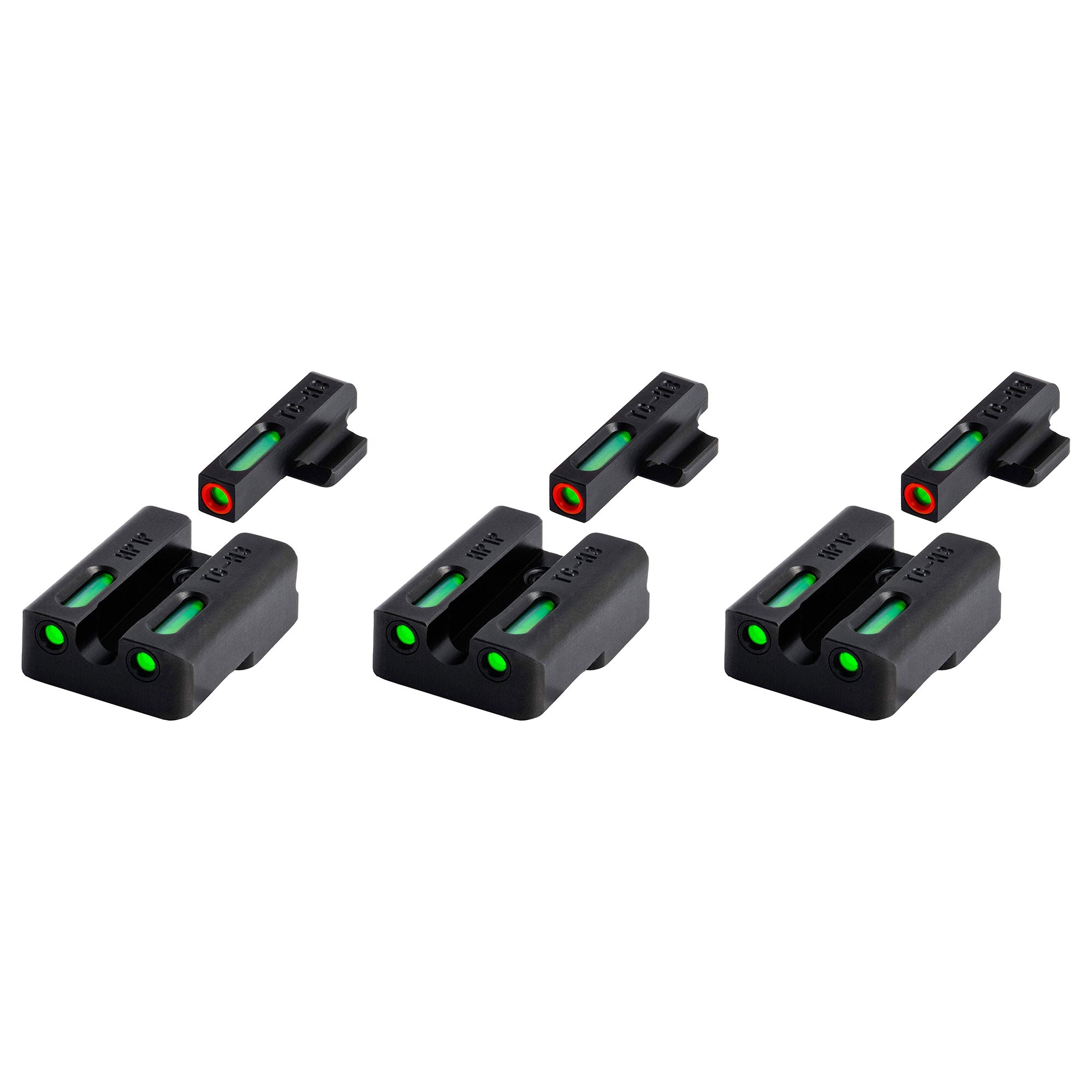 TruGlo Pro TFK Fiber Optic Tritium Handgun Sight Accessory for Outdoor (3 Pack)