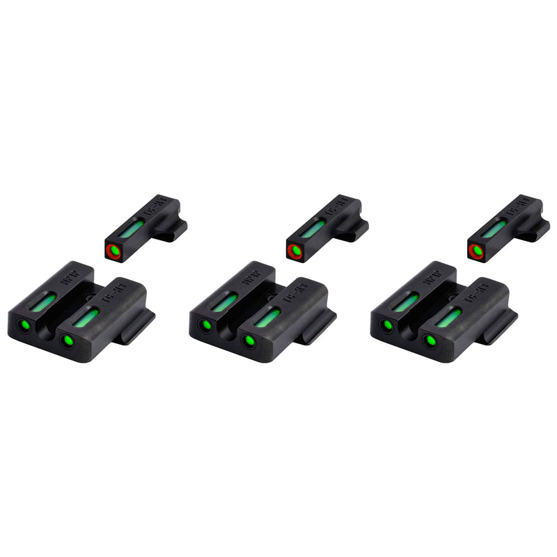 TruGlo Pro TFK Fiber Optic Tritium Sight for Smith & Wesson M&P Models (3 Pack)