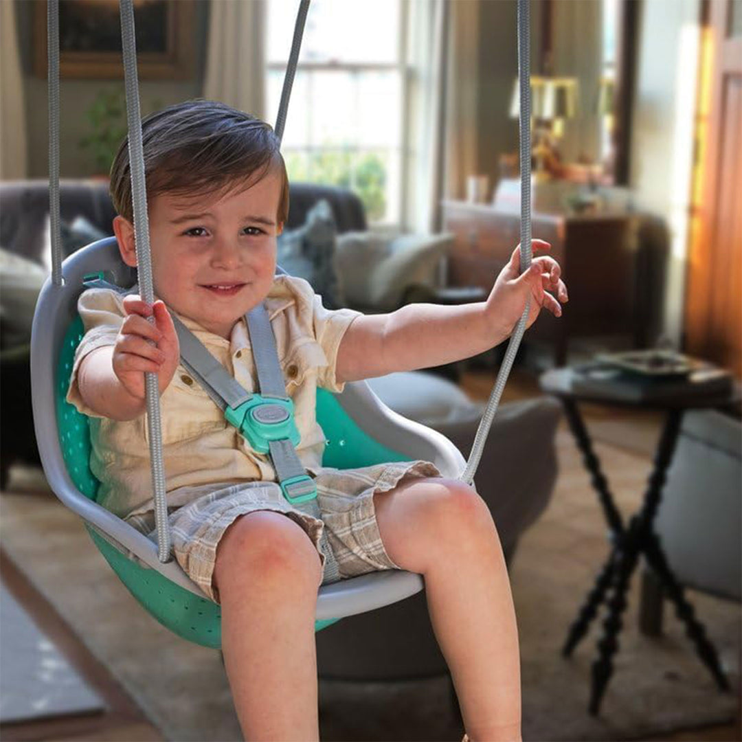Sweeng Child Swing with Ease Z Adjust Harness Straps and Easy Hang Metal Hooks - VMInnovations
