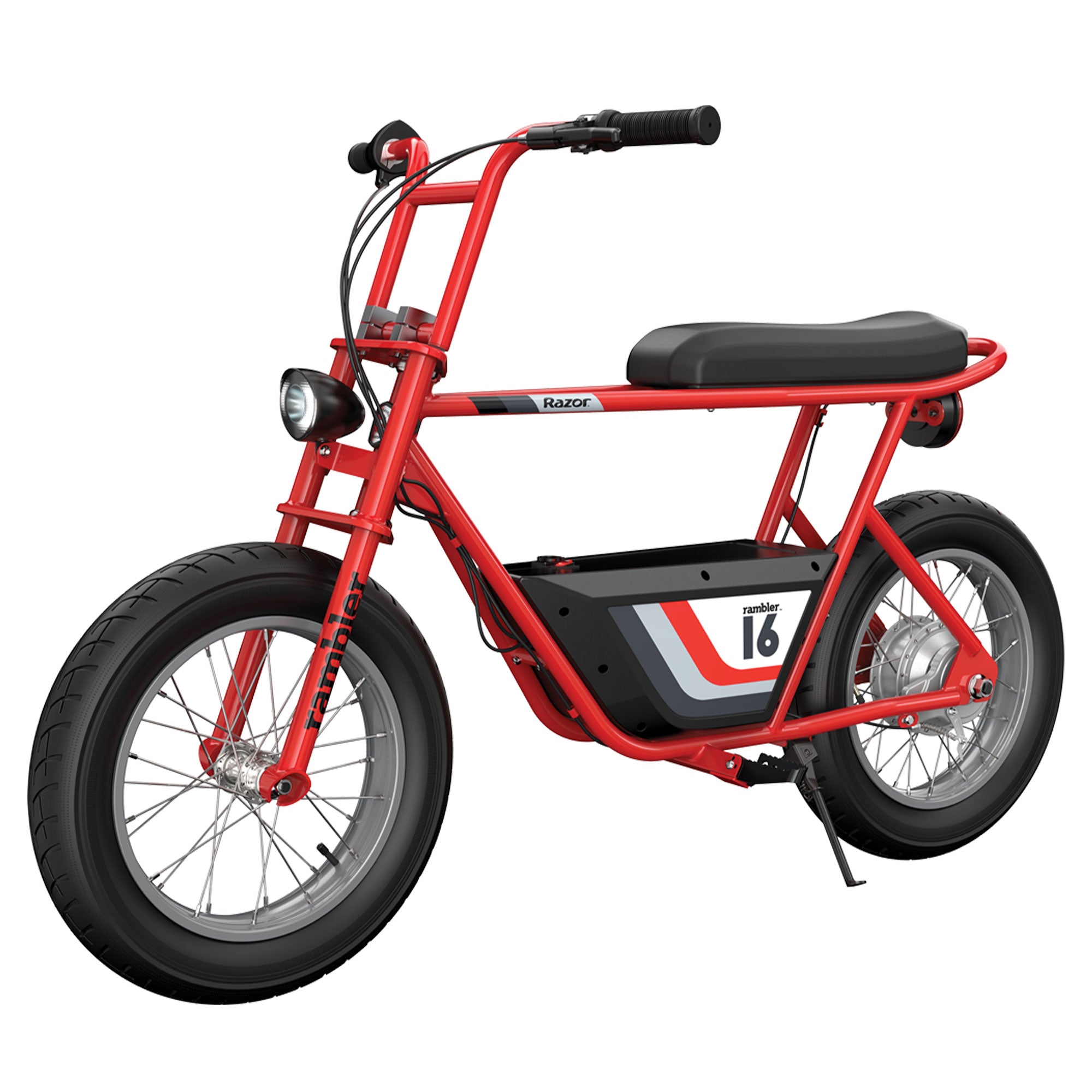 Razor Rambler 16 Electric Minibike w/350W Motor & 36V Battery, Tan (Open Box) - VMInnovations