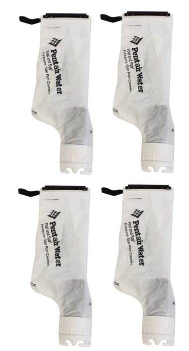 Pentair 360002 Letro Legend Snap Lock Cleaner Debris Replacement Bags, 4-Pack