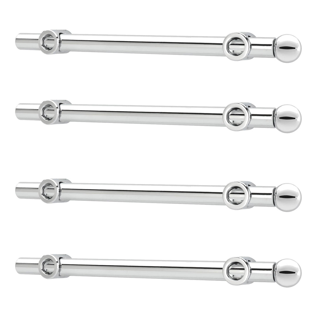 Rev-A-Shelf 12" Extendable Metal Closet Valet Rod, Chrome, CVR-12-CR (4 Pack)